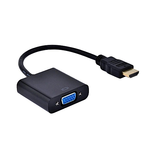 Deze zet een HDMI signaal om naar een VGA signaal. Hierdoor kun je bijvoorbeeld je HD DVD-speler aansluiten op je VGA /><br />Let Het audio signaal bijv. via